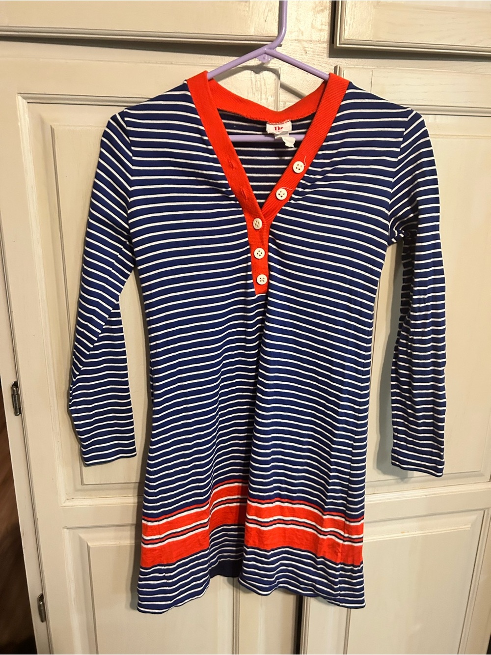 Vtg The Red Eye Henley Dress Size 9